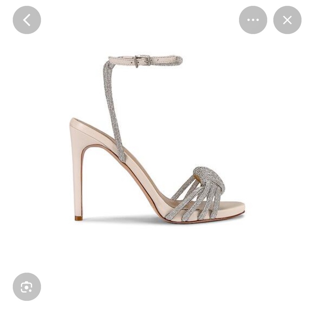 SCHUTZ Buckle Metallic Heel size 6.5